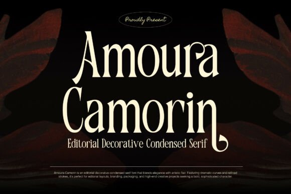 Amoura Camorin Serif Font for Handmade Creations