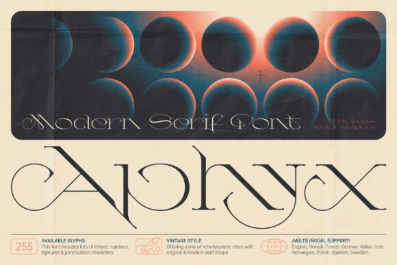 Aphyx: A Modern Serif Font for Your Business Branding