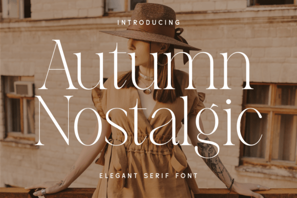 Autumn Nostalgic: A Serif Font for Timeless Editorial Design
