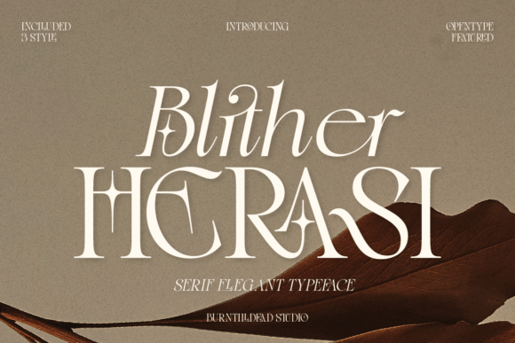 Blither Herasi: A Serif Font for Modern Web Design