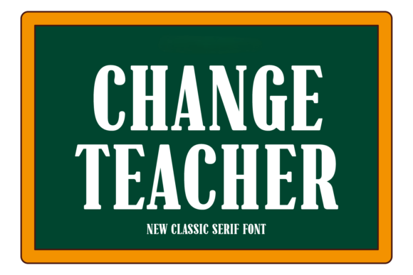 Change Teacher Serif Font for Web Design