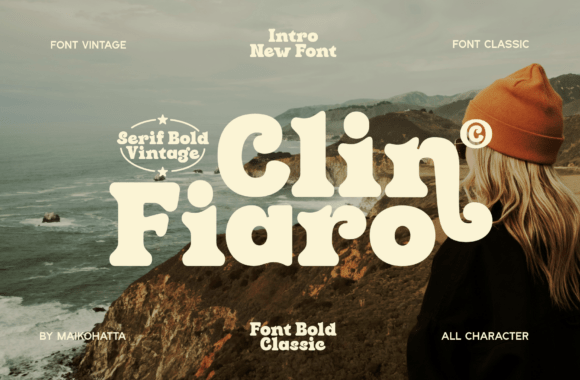 Clin Fiaro Serif Font for Handmade Creations