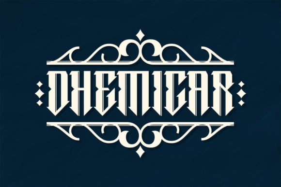 Dhemicar: A Bold Blackletter Font for Impactful Campaigns