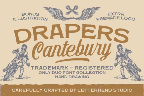 Drapers Canterbury Font for Handmade Creations
