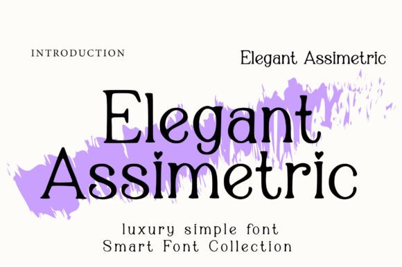 Elegant Assimetric: A Refined Display Serif Font for Branding