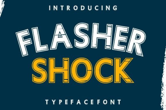Flasher Shock: A Timeless Display Font for Editorial Design