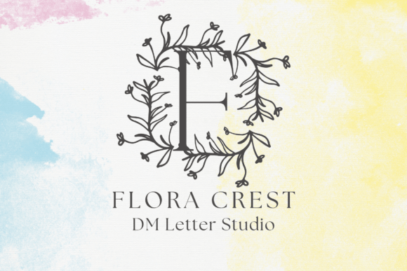 Flora Crest Monogram for Campaign Design