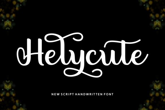 Helycute: A Script Font That Elevates Editorial Design