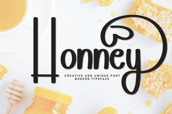 Honney Font for Editorial Design and Content Creation