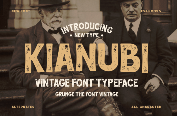 Kianubi Font for Handmade and Commercial Designs