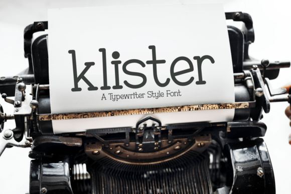 Klister Slab Serif Font for Editorial Design
