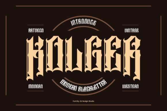 Kolger: A Bold Blackletter Font for Your Brand