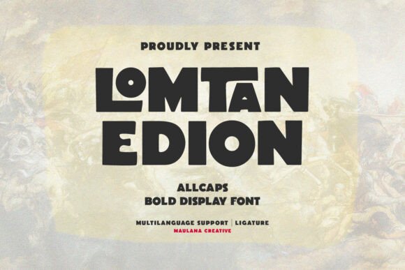 Lomtan Edion: A Modern Sans Serif for Real-World Design