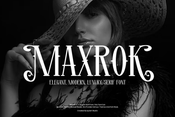 Maxrok: Elevating Campaigns with a Luxury Serif Font