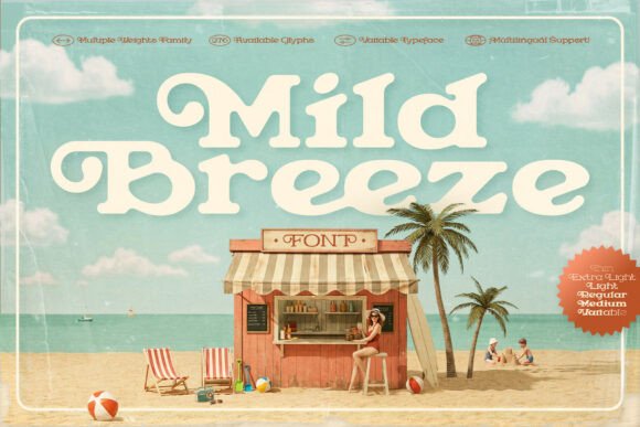 Mild Breeze: A Serif Font for Thoughtful Typography