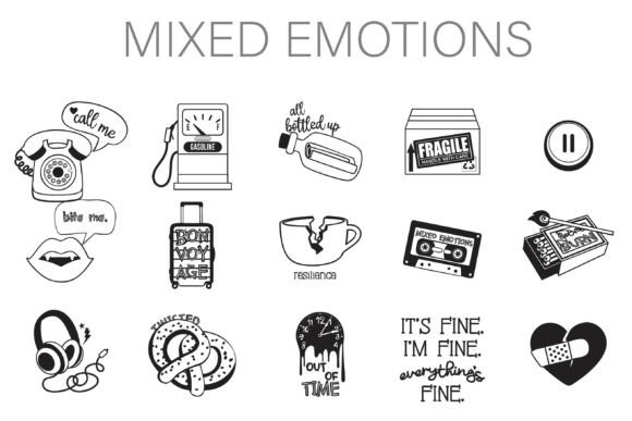 Mixed Emotions Dingbats: A Font for Human Connection