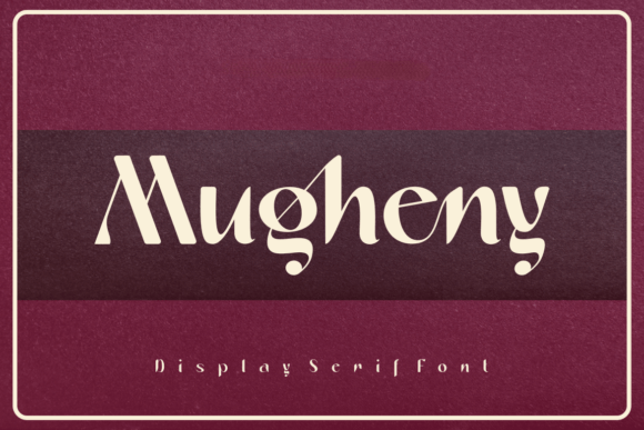 Mugheny Serif Font for Bold Editorial Design