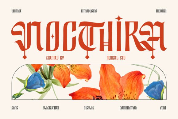 Nocthira: A Blackletter Font for Timeless Branding
