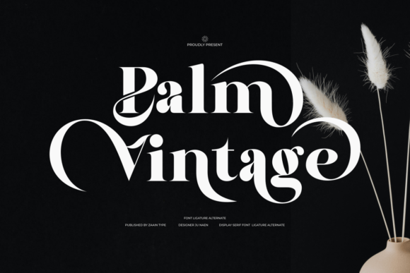 Palm Vintage Serif Font for Web Design