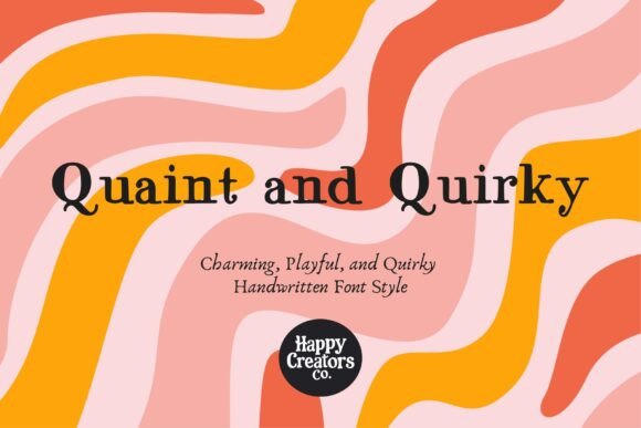 Quaint and Quirky Font for Small Business Branding