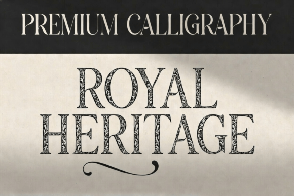 Royal Heritage: A Font That Elevates Editorial Design