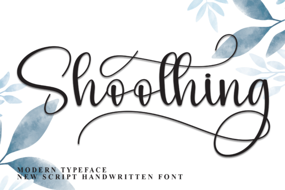 Shoothing: A Handwritten Script Font for Editorial Elegance