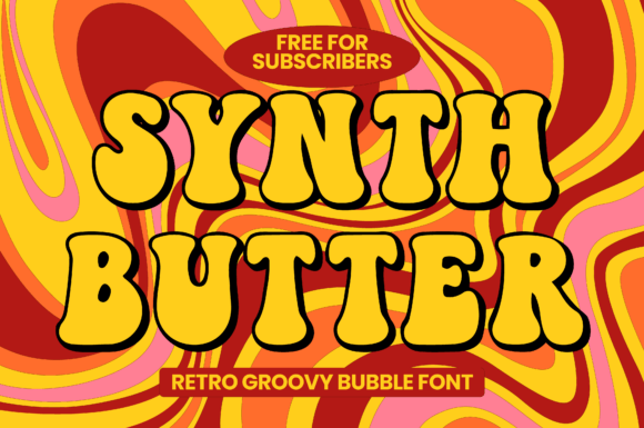 Synth Butter: A Playful Typeface for Bold Branding