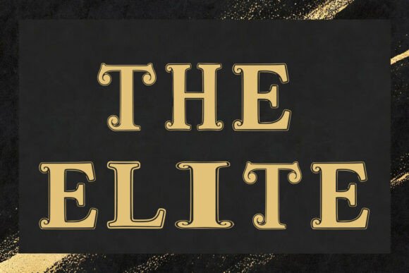 The Elite: A Serif Font for Modern Branding