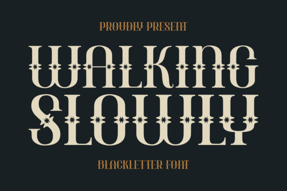 Walking Slowly: A Font That Breathes in Typography